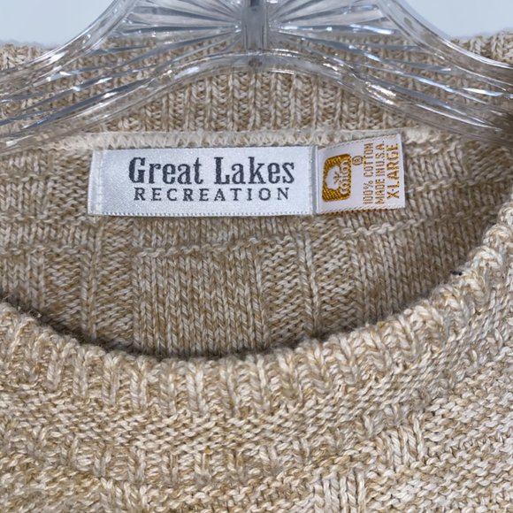 Great Lakes Recreation XL tan sweater - Picture 2 of 4